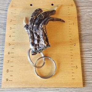 Aligator Unique Claw Keychain Double Key Rings